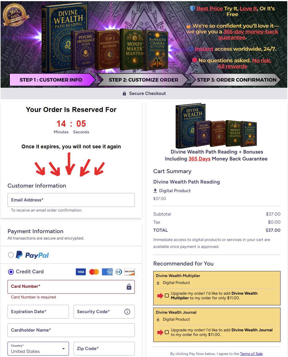 Divine Wealth Path Reading Order